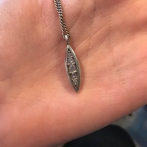 Brighton stone sterling silver necklaceREVERSIBLE